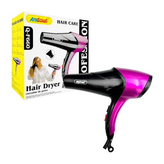 [GD] Andowl Professional Hair Dryer with Interchangeable Head and 2 Temperature Levels / Hair Dryer / Q-F660