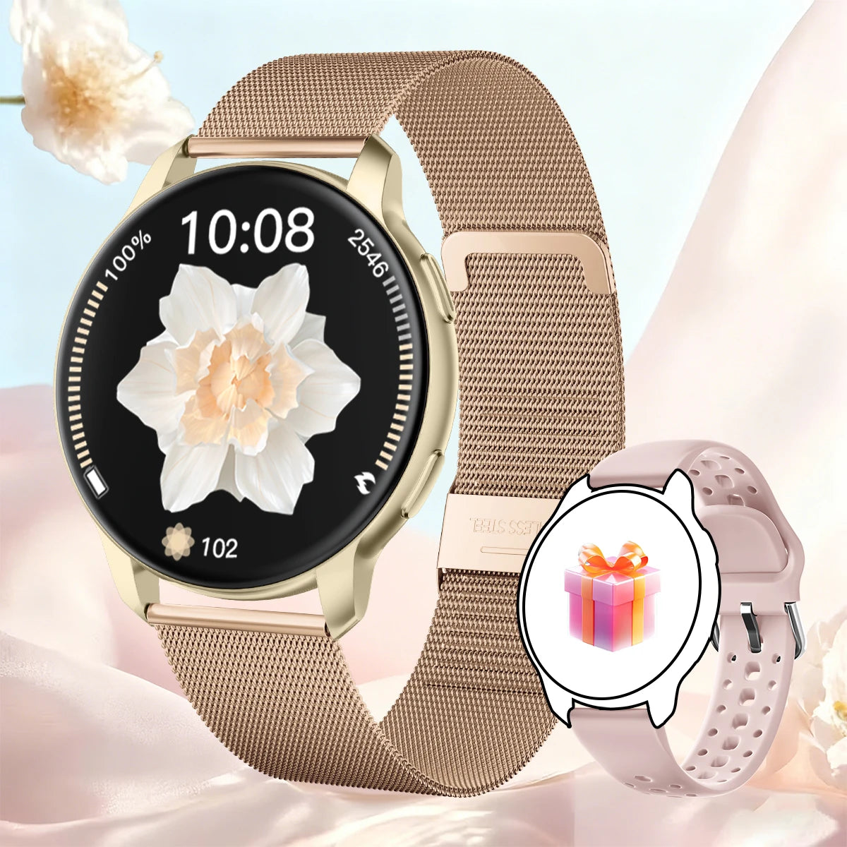 2026 Smart Watch for Men Women Bluetooth Call 1.46'' HD Display Fitness Tracker Heart Rate Sleep Monitor IP67 Waterproof Android