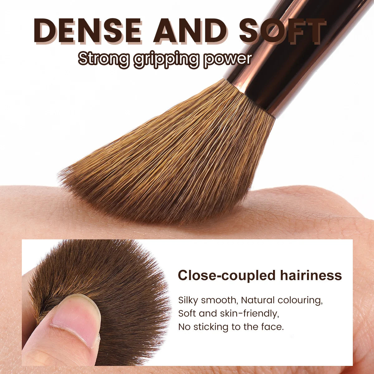 MAANGE 1pcs Makeup Brush Brightening Brush Powder Brush Multi-purpose Facial Makeup Brush Makeup Tools Suitable for Beginners