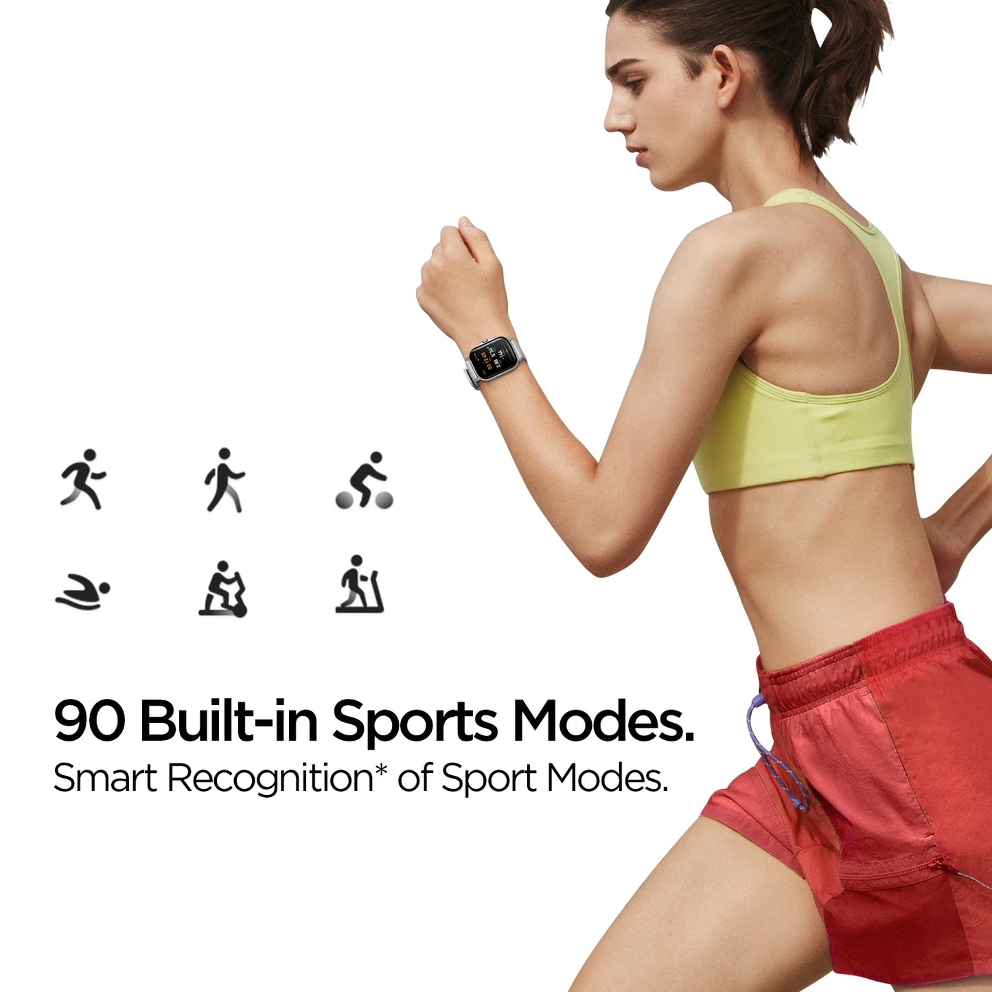 Refurbished Amazfit GTS 2e Alexa Built-in Smartwatch 5 ATM Long Battery Life 24H 90 Sports Modes Smart Watch for Android iOS