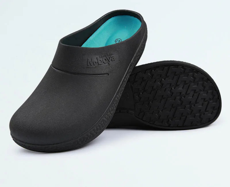 New EVA Unisex Chef Shoes Waterproof Oil-proof Kitchen Work Cook Footwear Non-slip Hotel Restaurant Men Slippers