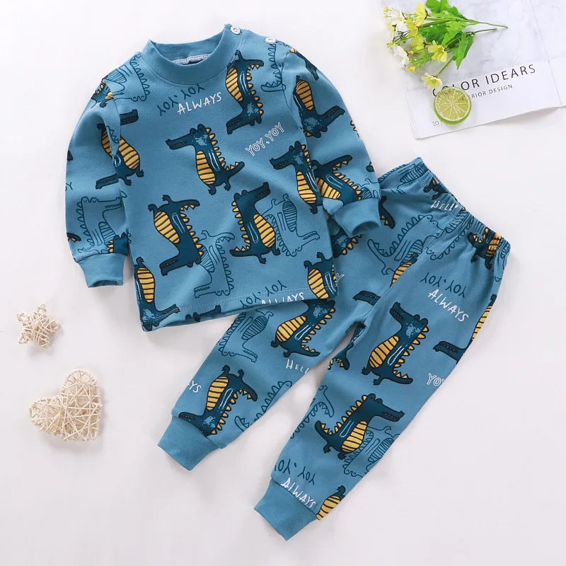 Chinese Baby Girl Clothes Autumn Set Long Sleeve Clothing Pink Cloudy Tshirts + Pants 2piece Set Toddler Infant Girl Outfits