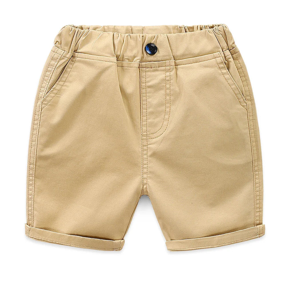 Pantalones para niños pequeños, pantalones cortos de playa de movimiento informal de algodón para niños de verano, pantalones cortos de moda de marca para niños, ropa para bebés