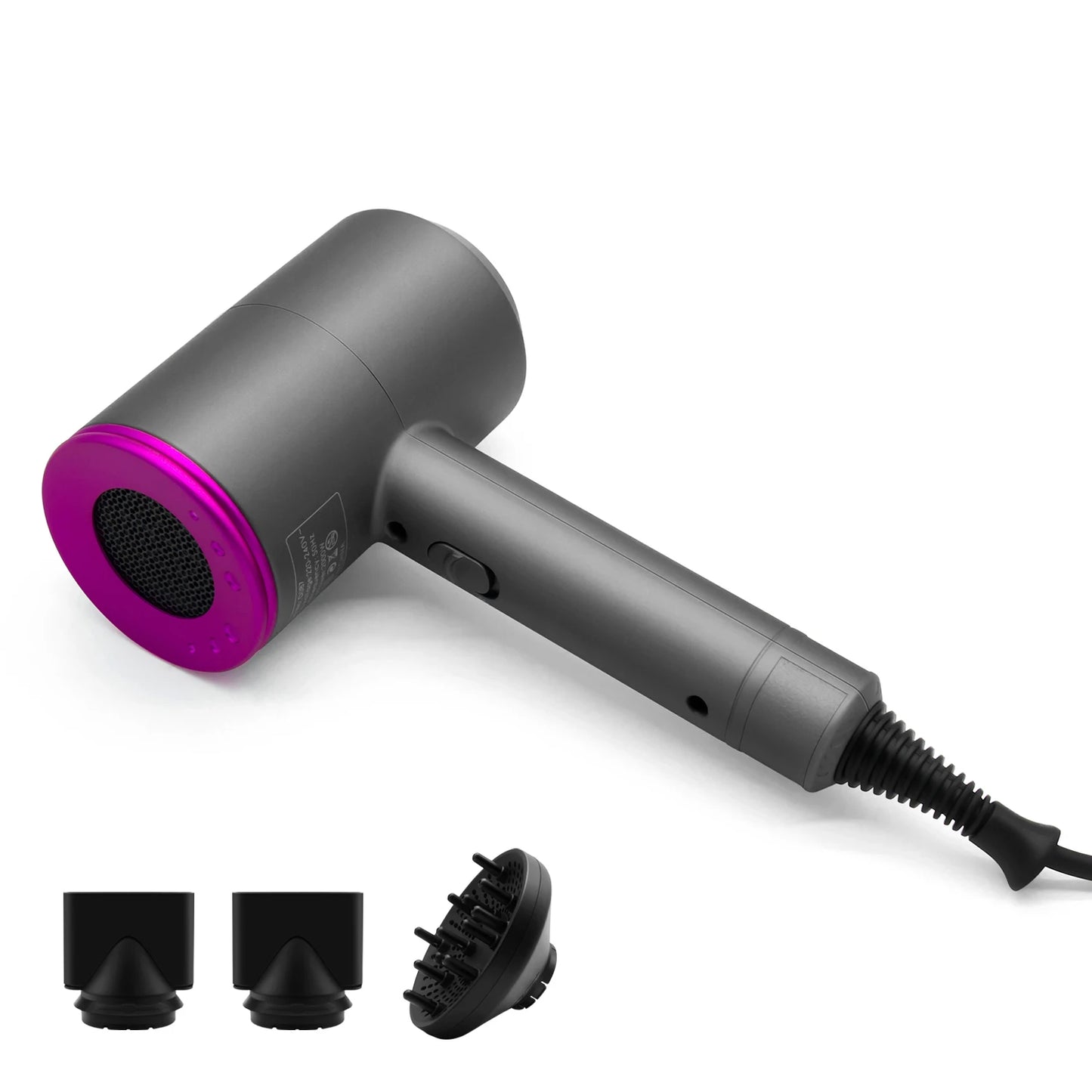 US Hot Seller 2000W Professional High-Speed Hair Dryer with Diffuser Nozzle DY Motor Negative Ion Household Hand Blow Dryer