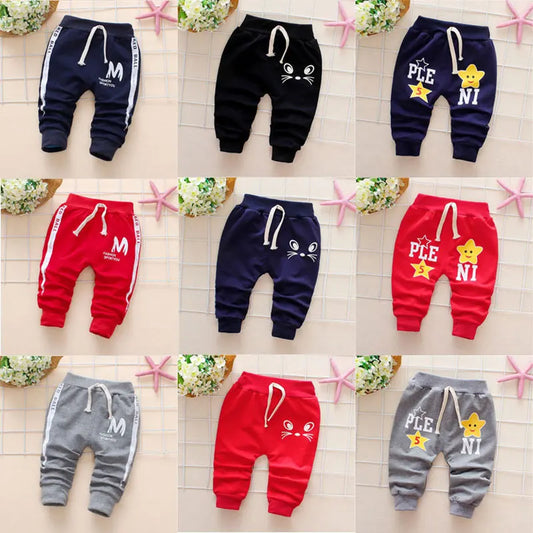 Baby Colorful Long Pants Newborn Baby Girl Leggings Cotton Pants Baby Boy Bottoms For Girl Boys Clothes