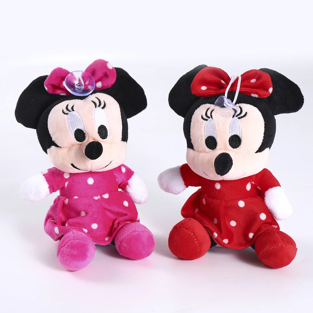 18cm Mickey Mouse Minnie Plush Dolls Cute Animal Stuffed Toys Birthday Christmas Gift for Kids hot sale