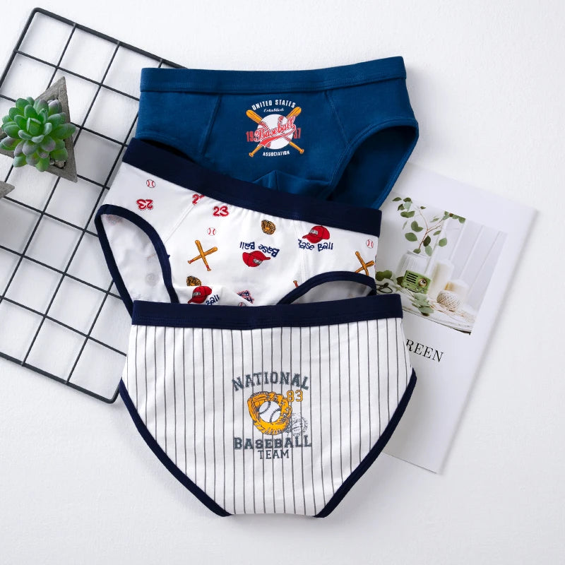 3Pcs/lot High Quality Boy Kids Underwear Boxer Cotton Children Cartoon Underpants Toddler Baby Panties Briefs Shorts Boys 4-16Y