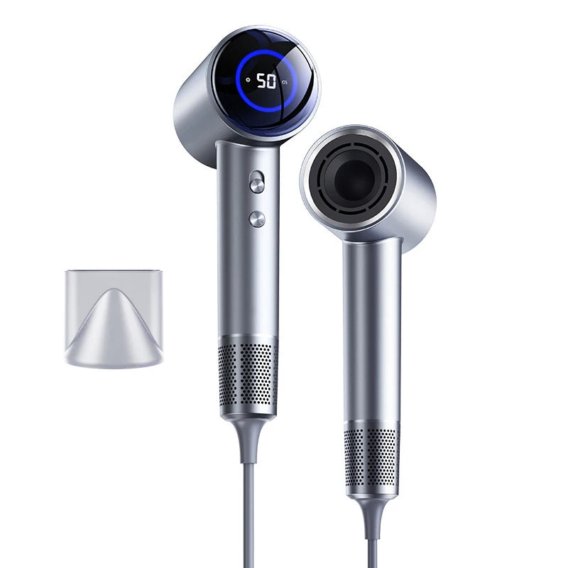 Professional Salon Stand Hair Dryer With Ionic Technology Speed Efficiency for Hotels Outdoor Garages Hot Heat Settings Nozzles