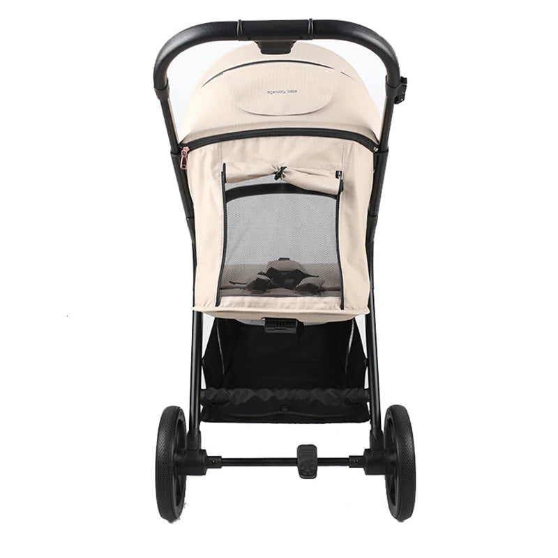 3-in-1 Foldable Travel Baby Push Stroller for 3 Years+ Kids By with One-Foot Brake & Five-Point Seat Belt