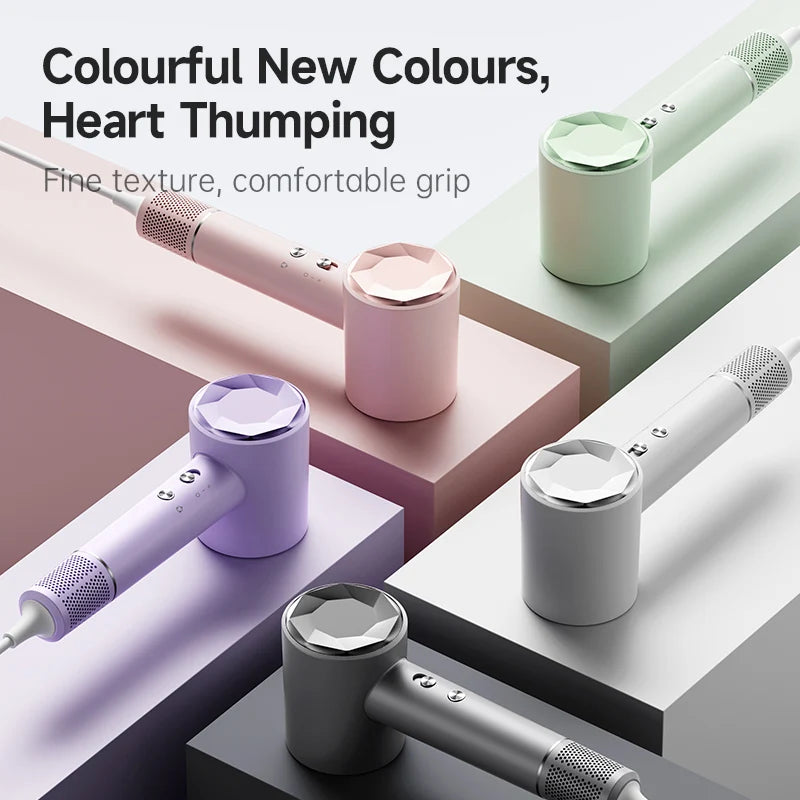 2025 Professional BLDC High Speed Hair Dryer Fast Hairdryer Secadora De Cabello Hot Brush Styler 110000rpm Hair Dryer