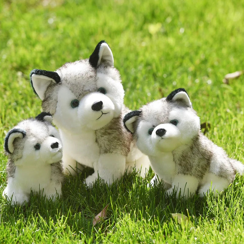 Kawaii Puppy Stuffed Toys 10/20cm Cute Simulation Husky Dog Plush Toys Stuffed Doll Kids Baby Toys Plush Husky Dolls