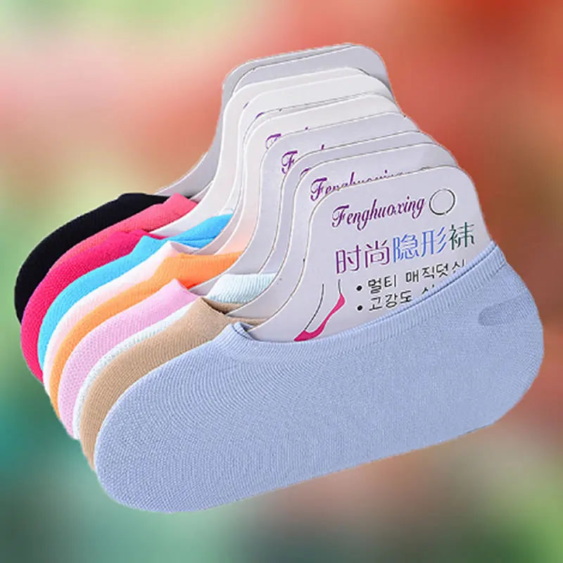 Calcetines mágicos de color caramelo para mujer, calcetines tobilleros cortos ocultos de terciopelo, calcetines transpirables para niños y niñas al por mayor