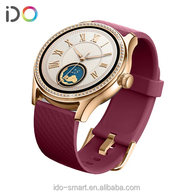 2025 New Arrival Women's Fashion Smart Watch Sleep Tracker Long 300mAh Battery Life 1.38inch Mobile Phone Sport Watch for Ladies