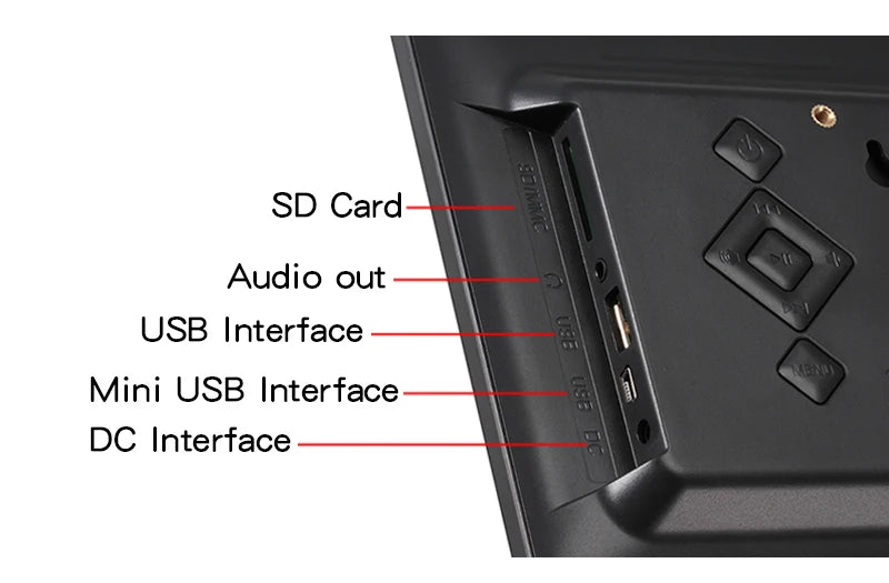 Factory Supply 10.1 Inch Digital Photo Frame Smart Video Picture Album with Audio MP3 Video AVI Format Wi-Fi Function Frameo