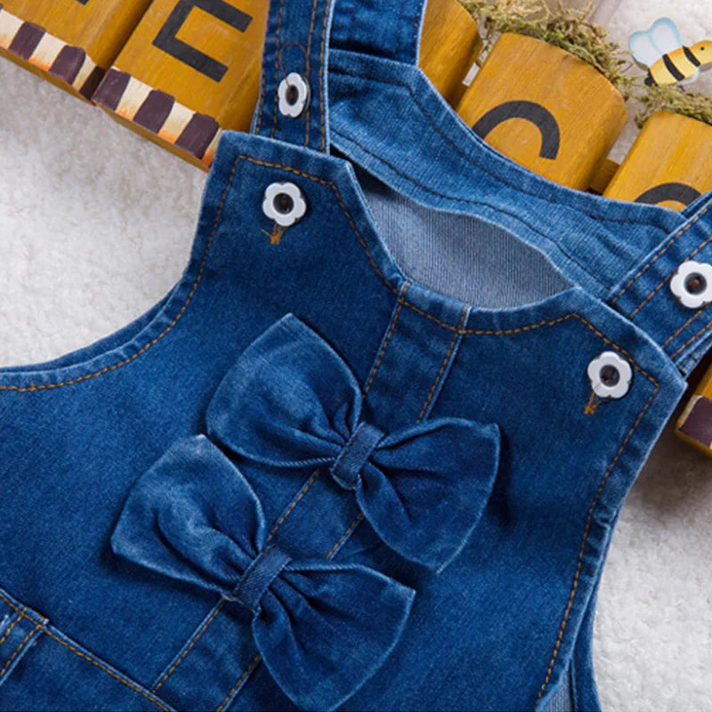 DIIMUU 1 2 3 4 Years Toddler Boy Denim Trousers Baby Long Overalls Dungarees Kids Boy Jeans Jumpsuit Boys Pants Bottoms Clothing
