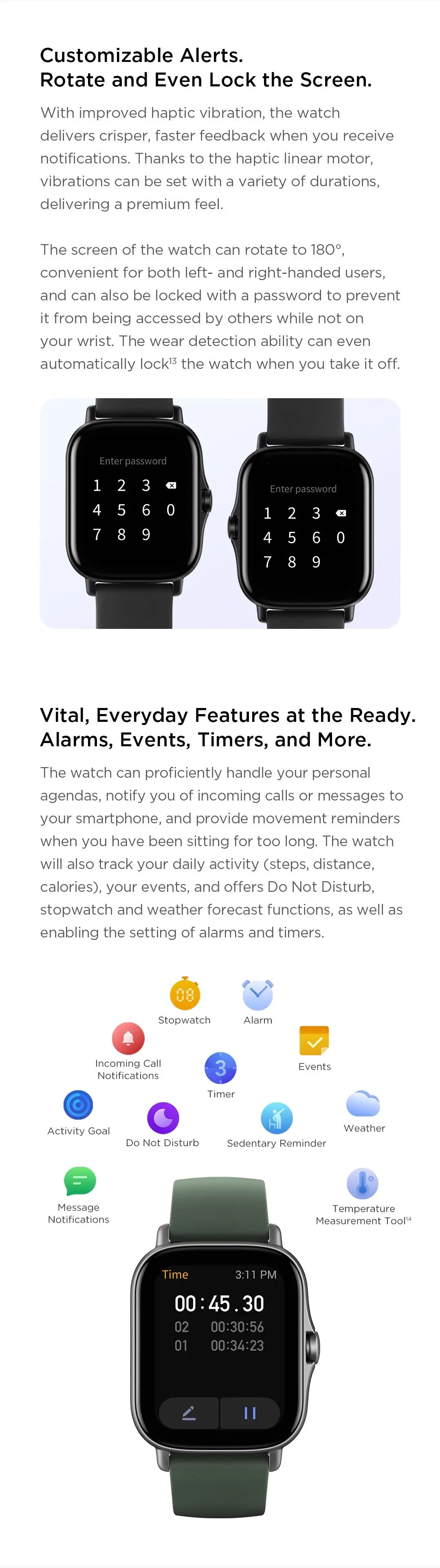 Refurbished Amazfit GTS 2e Alexa Built-in Smartwatch 5 ATM Long Battery Life 24H 90 Sports Modes Smart Watch for Android iOS