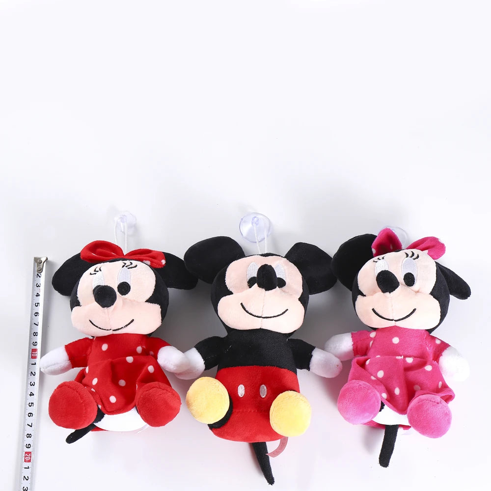 18cm Mickey Mouse Minnie Plush Dolls Cute Animal Stuffed Toys Birthday Christmas Gift for Kids hot sale