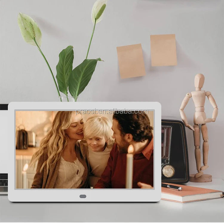 WiFi Digital Photo Frame Clock LED/LCD Available Big Sizes 11 12 13.3 14 15 17 18.5 21.5 23.6 32 Inches Download Free Mp3 Mp4