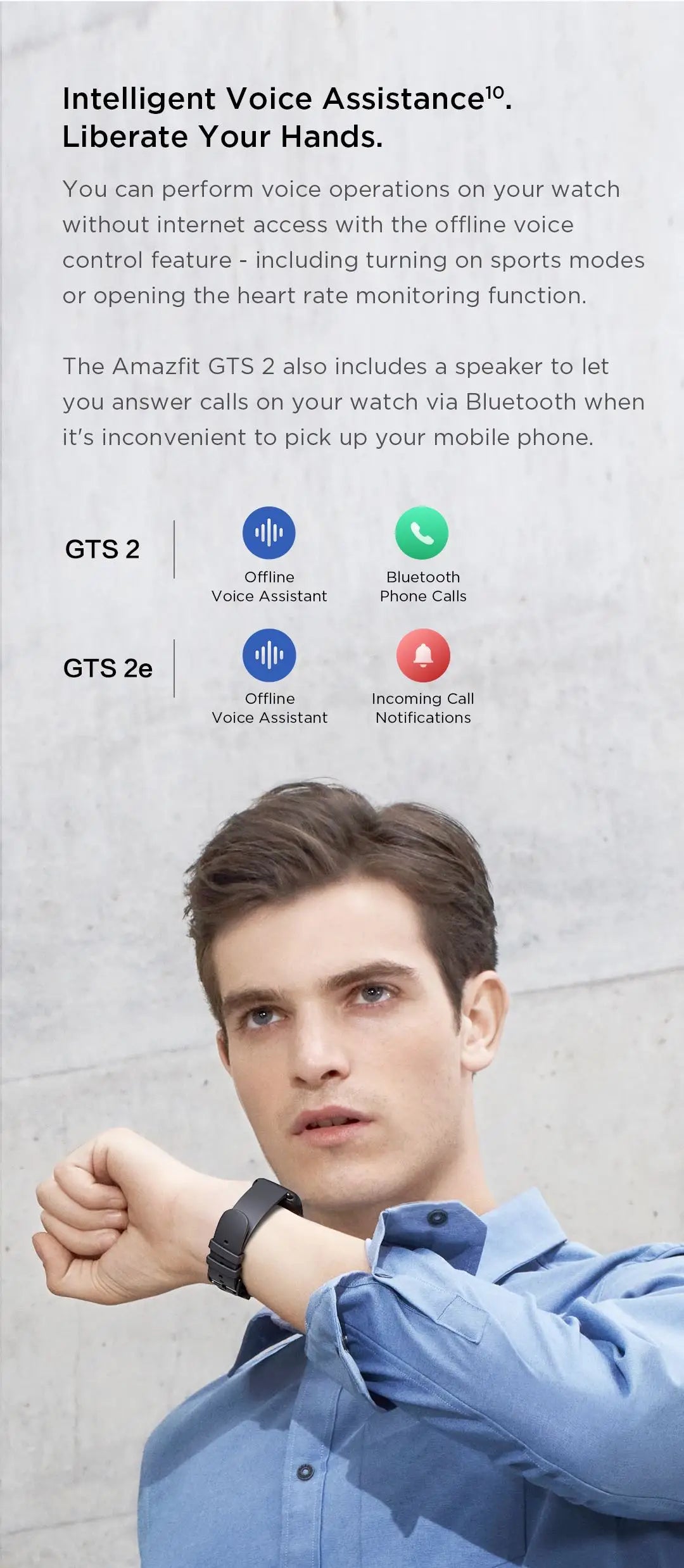 Refurbished Amazfit GTS 2e Alexa Built-in Smartwatch 5 ATM Long Battery Life 24H 90 Sports Modes Smart Watch for Android iOS