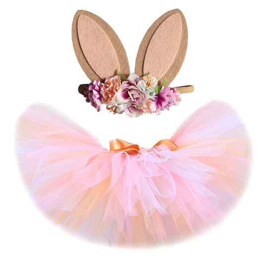 Toddler Baby Girls Bunny Tutu Skirt for Kids Girl Princess Rabbit Tutus Fluffy Ball Gown Children Easter Halloween Costume