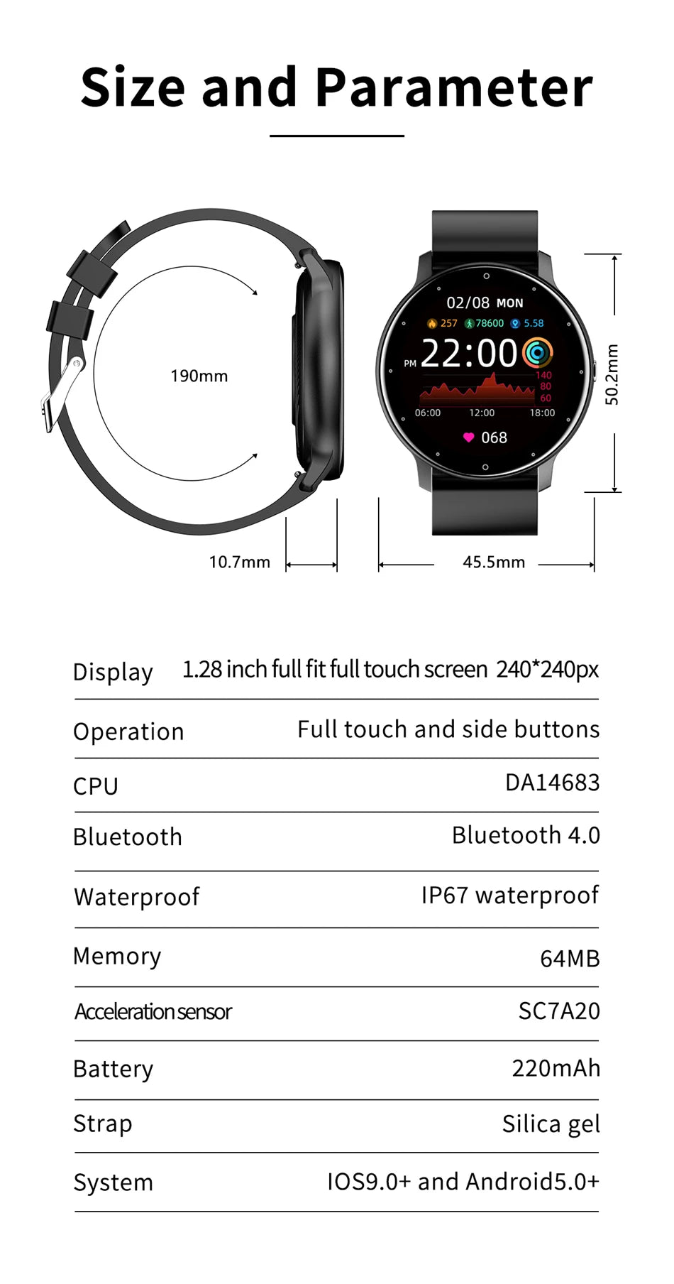 2026 NEW Smartwatches Full Touch Screen Sport Watches Fitness Tracker Bluetooth Call Smart Watch for Man Woman IOS Android Phone
