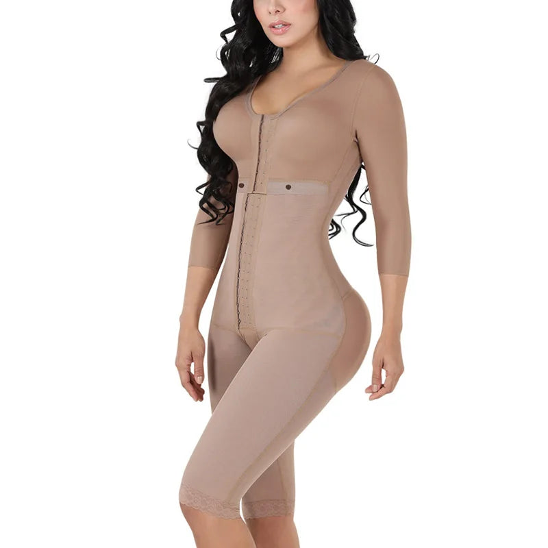 Fajas Colombianas Body Shaper Girdles for Women Tummy Control Post Surgery Compression Female Butt Lifter Shapewear Bodysuits