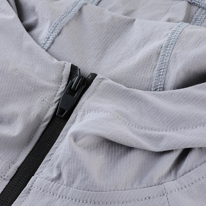 Men Jackets Sport Casual Zipper Hoody 2021 New Running Outdoor Jogger Coats Pockets Solid Color Gym Sweatshirts Training Hoodies