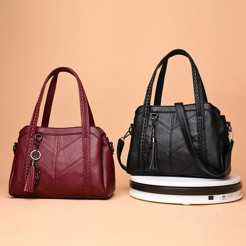 Women Luxury Handbags For Women PU Leather Bag High Quality Female Shoulder Bags Famous Designer Crossbody Bag Sac A Main