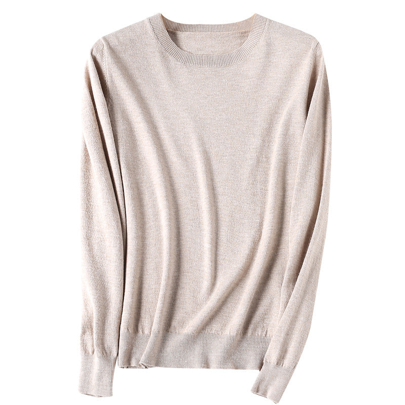 Women Sweater O-neck Autumn Winter Basic Pullover Warm Casual Pulls Jumpers Korean Fashion Spring Knitwear Bottoming Shirt 2025