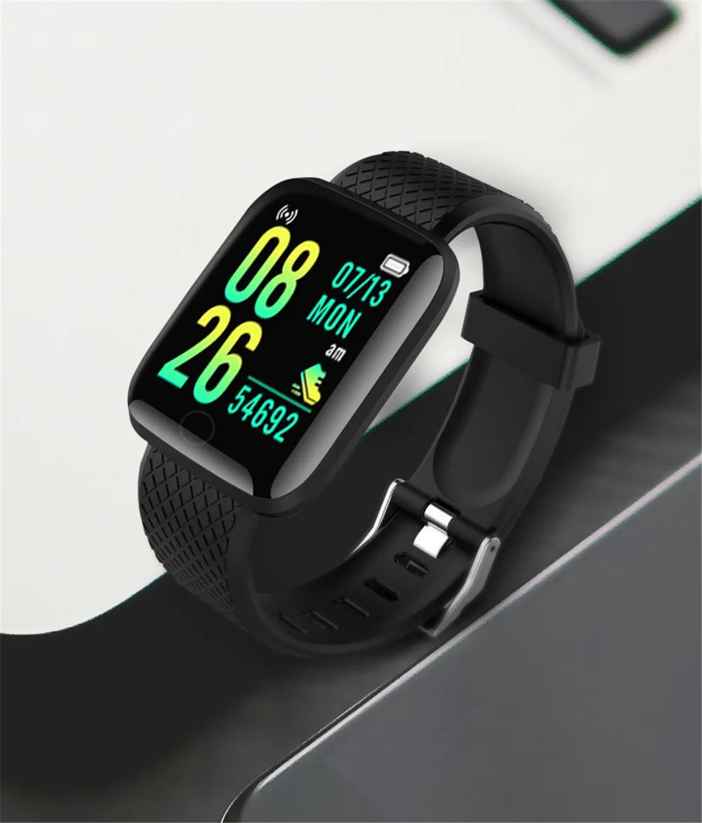 Smart Watch Men Women Message Reminder Bluetooth Mobile Phone Sports Kids Smartwatch 116Plus relojs