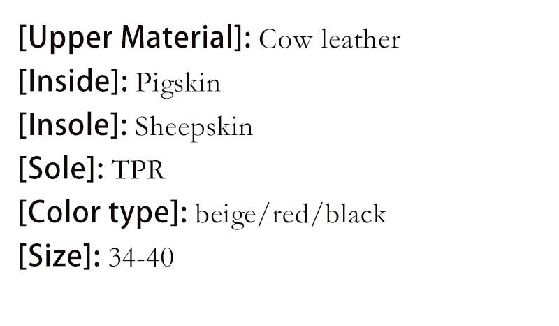 2025 Genuine Leather Women Shoes Fashion Butterfly-knot Spring and Autumn Pumps Slip-On Casual Shoes Chunky Heel Size 34-40