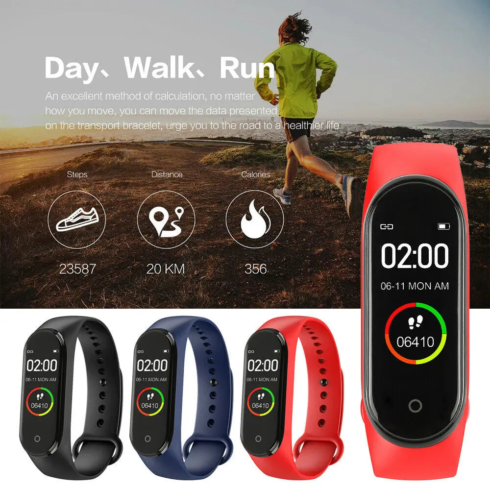 Smart Watch Women Men Color Screen Waterproof Running Pedometer Calorie Counter Health Sport Activity Tracker Cute Cheap Gift