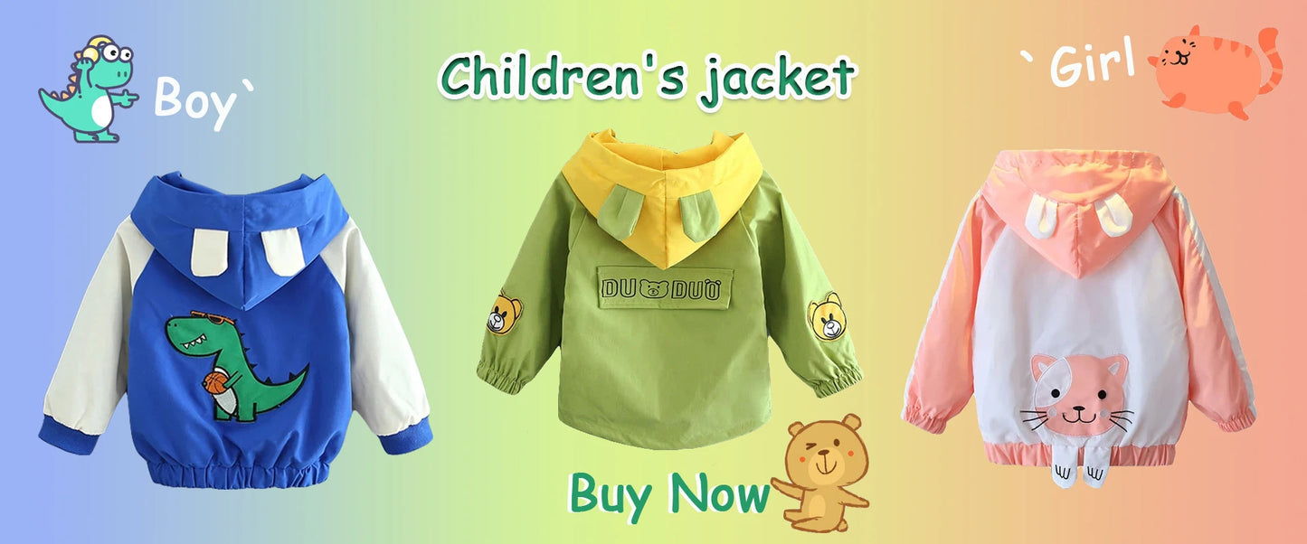 Kids Winter Down Jacket New Snow Wear Coats Thicken Warm Girls Boys' Cotton Clothes Chidlren Hooded Parkas 1-6 Years