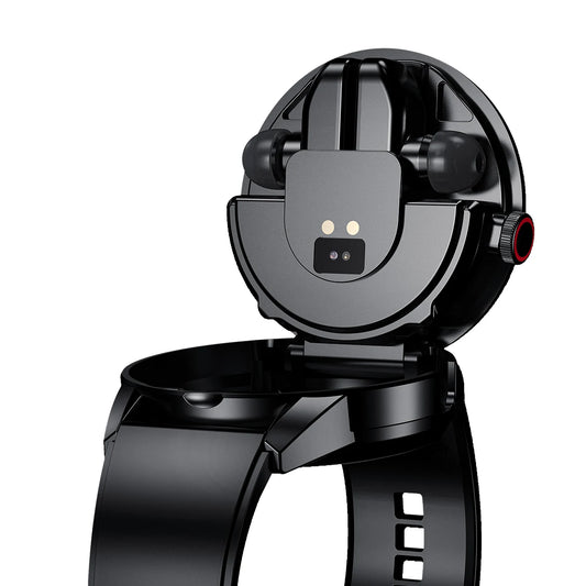 2024 New 2 in 1 Wireless Smart Watch With Earbuds Rotatable Headset Call Message Reminder Multi Sport TWS Smartwatch