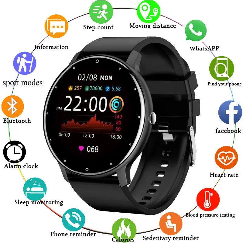 2026 NEW Smartwatches Full Touch Screen Sport Watches Fitness Tracker Bluetooth Call Smart Watch for Man Woman IOS Android Phone