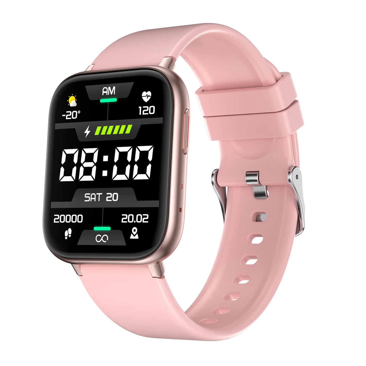 High End Smart Bracelet Heart Rate Monitor Chip Band Touch Screen Smart Watch