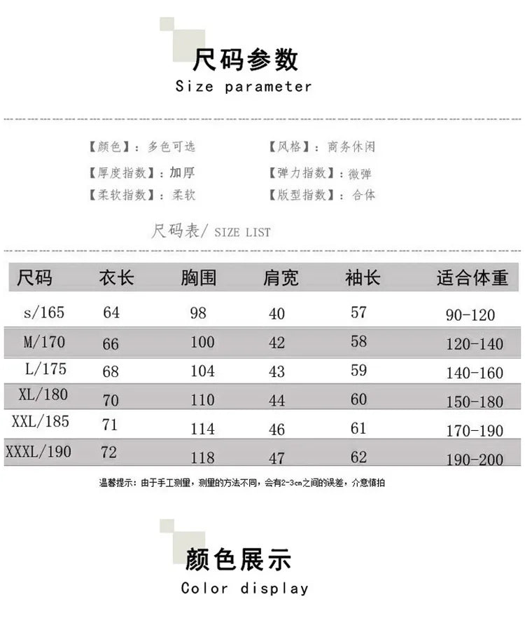 2025 New Pure Cashmere Sweater Men's Knit Large Size High-End Top 100%Wool Half High Neck Thick Pullover Winter Youth Wild Warm