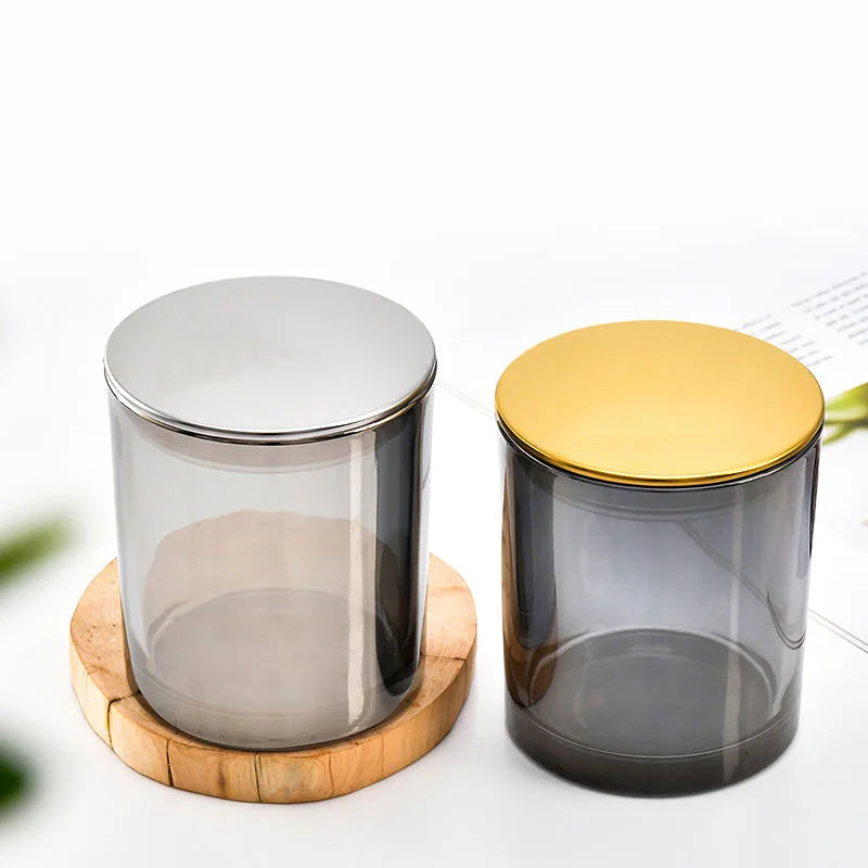 Luxury 10 oz Glass Votive Candle Jars 12 oz Glass Candles Jars for Home Christmas Occasion for Wax Usage