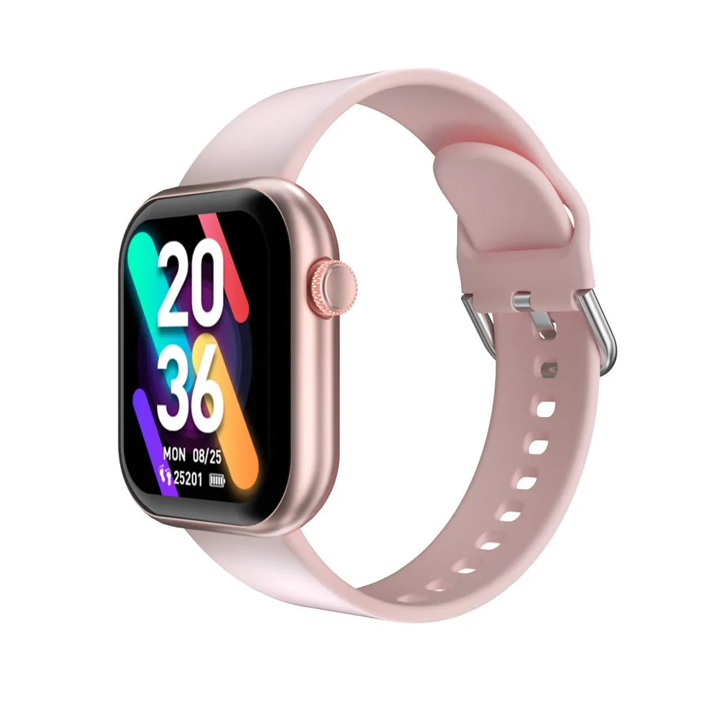 Cubot C5 Smart Watch 1.7"Heart Rate Monitor 10 Sport Modes 5ATM Waterproof Call Message Notification Women Men Sports Smartwatch