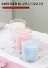 Luxury Christmas Home Decoration Recycled Glass Scented Candle Jars Long Burning Lasting Beeswax Electroplated Luxury Candle