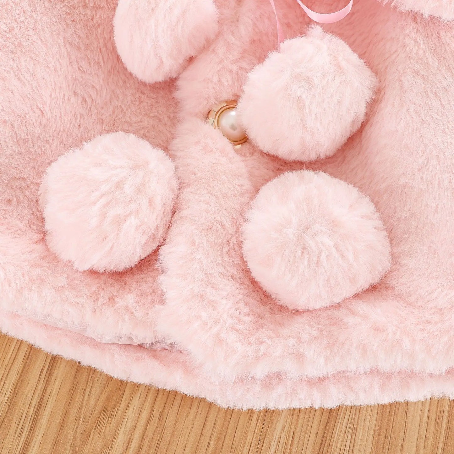 2021 Autumn Baby Princess Fleece Fur Cloak Jacket For Baby Clothes Newborn Baby Girls Jacket Infant Winter Warm Outerwear Coat