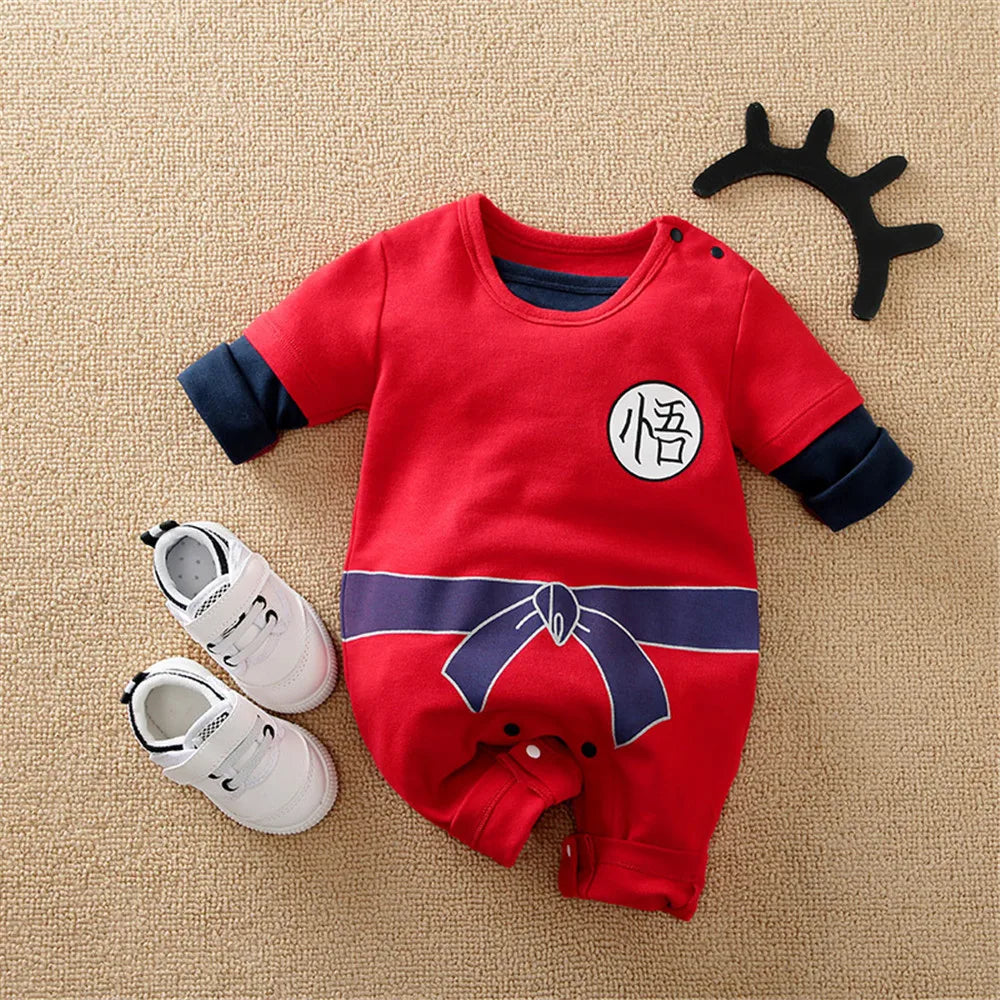 NASHAKAITE  Anime Baby Romper Newborn baby boy Clothes Cartoons Costumes Jumpsuit Baby Clothes infant Baby Overalls For Kids