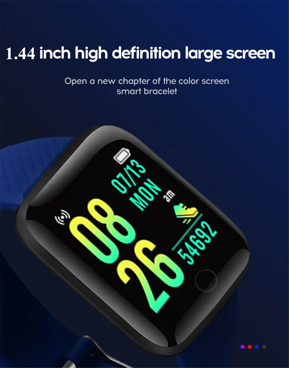 Smart Watch Men Women Message Reminder Bluetooth Mobile Phone Sports Kids Smartwatch 116Plus relojs