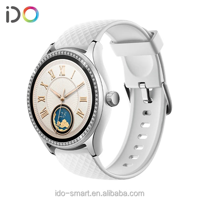 2025 New Arrival Women's Fashion Smart Watch Sleep Tracker Long 300mAh Battery Life 1.38inch Mobile Phone Sport Watch for Ladies