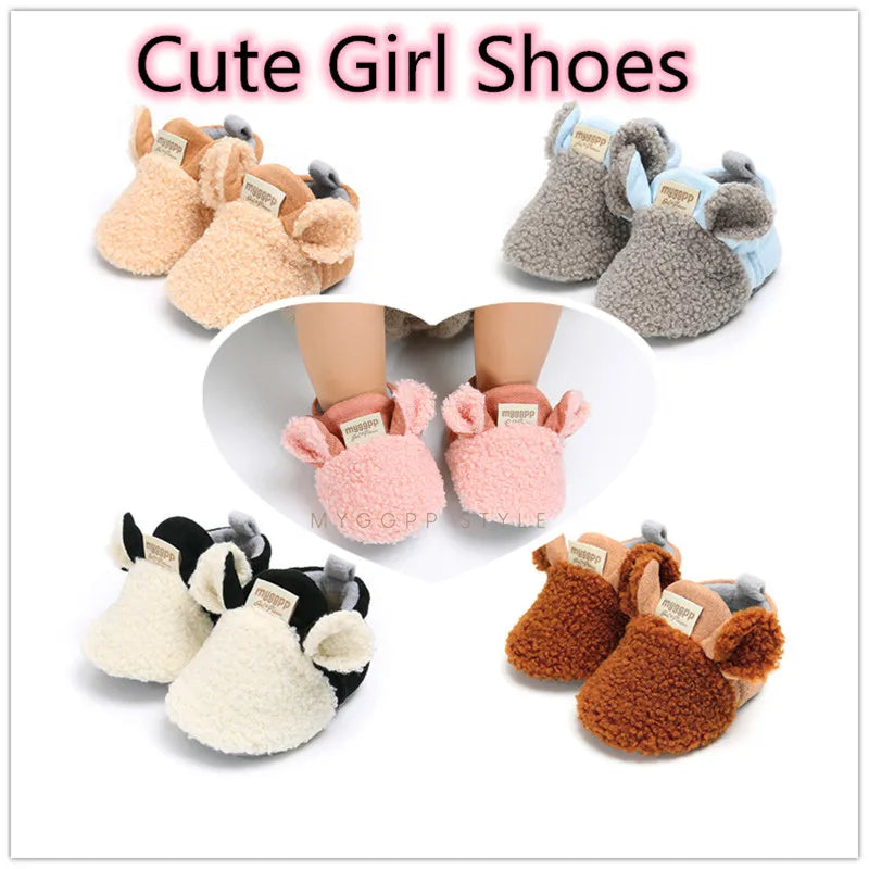 PUDCOCO Zapatillas de bebé, zapatos para niñas con lazo, suela suave, zapatos para recién nacidos