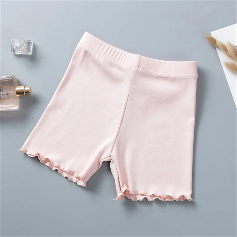 100% Cotton Girls Safety Pants Top Quality Kids Short Pants Underwear Children Summer Cute Shorts Underpants For 3-10 Years Old