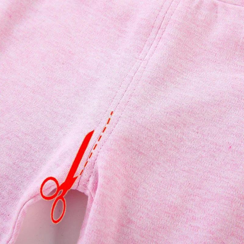 Pantalones de bebé 100% algodón, pantalones para bebé recién nacido, medias, pantalones para niños, ropa de bebé, pantalones de bebé de cintura alta para primavera y otoño