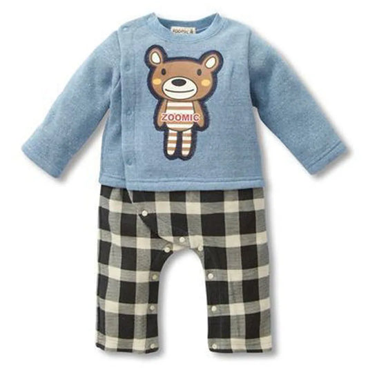 Winter hot sale Newborn baby clothes casual long-sleeved T-shirt Pants Jumpsuit Tracksuit the bear suit of the boys girls