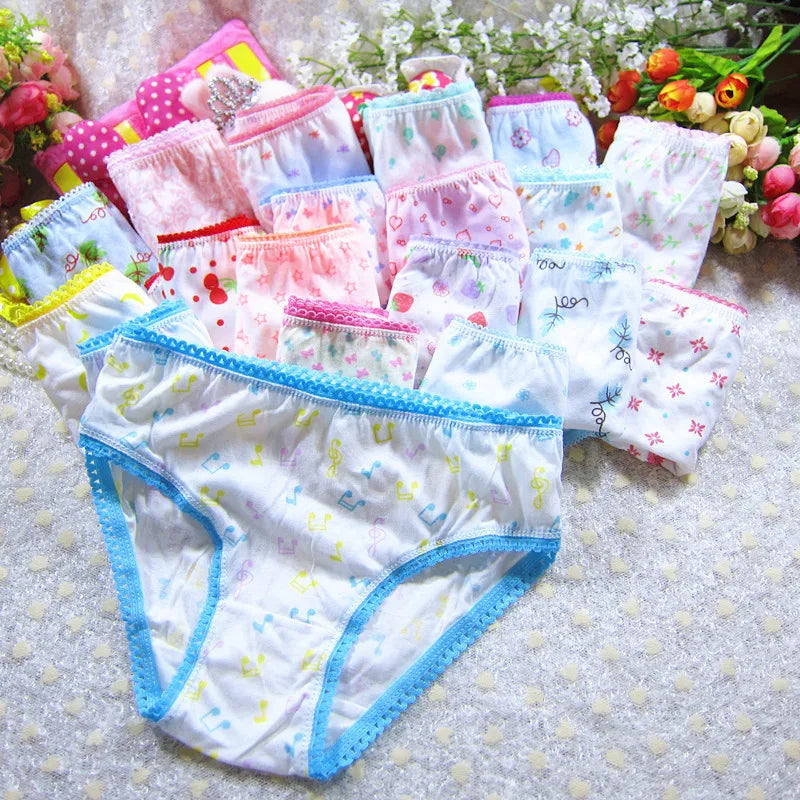 Character mix Infantil Girls Panties 12pc/bag Baby 100%Cotton Children Underwear Kids Girl Briefs 0-12year pants students