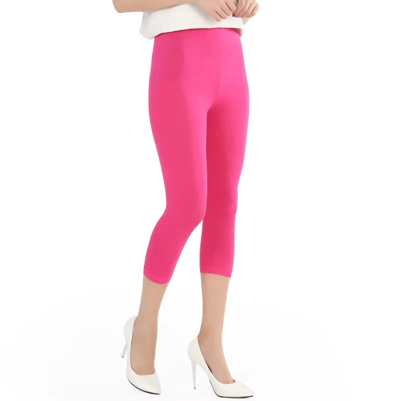 New Arrival Women Leggings Summer Style Modal Fertilizer Plus size 7XL  Big Size Candy Color Lady's Pants